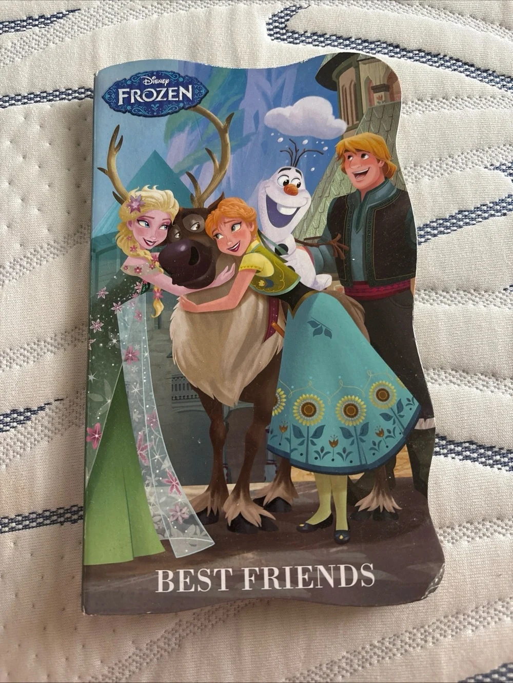 Disney Frozen Board Book — Teal, Blue, Green, Yellow Artwork